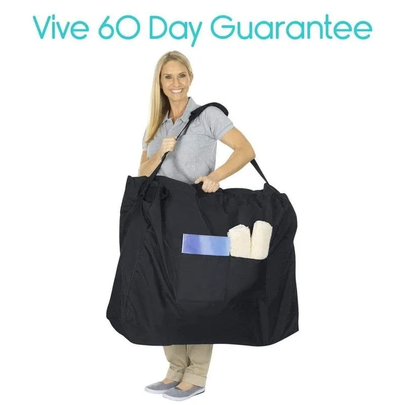 Vive Health Rollator Travel Bag and Transport Chairs Cover for Car & Airplane Traveling