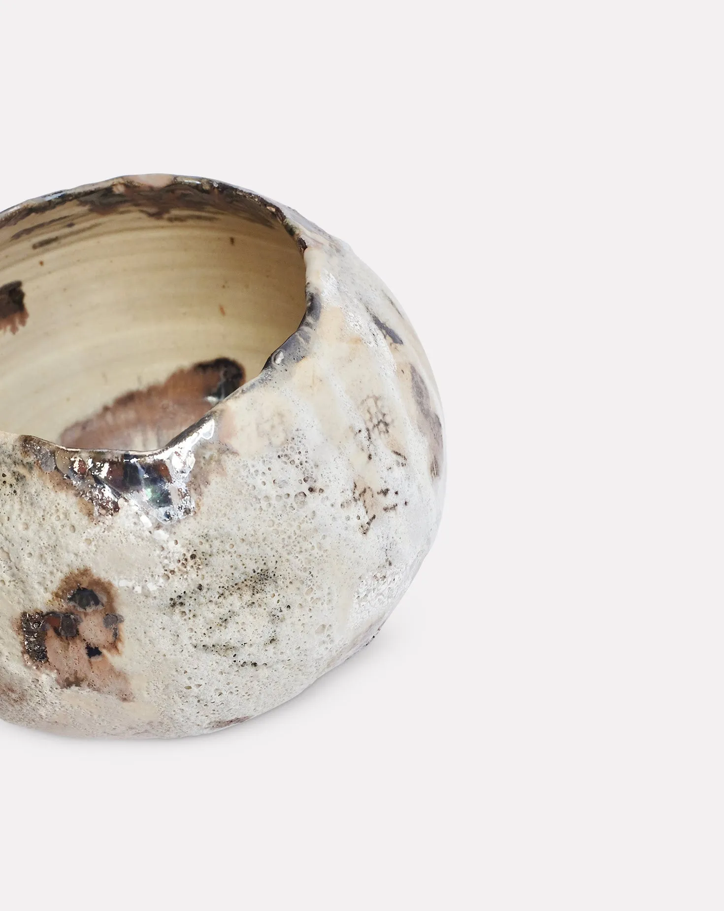 Volcanic Lace Moonjar Vase