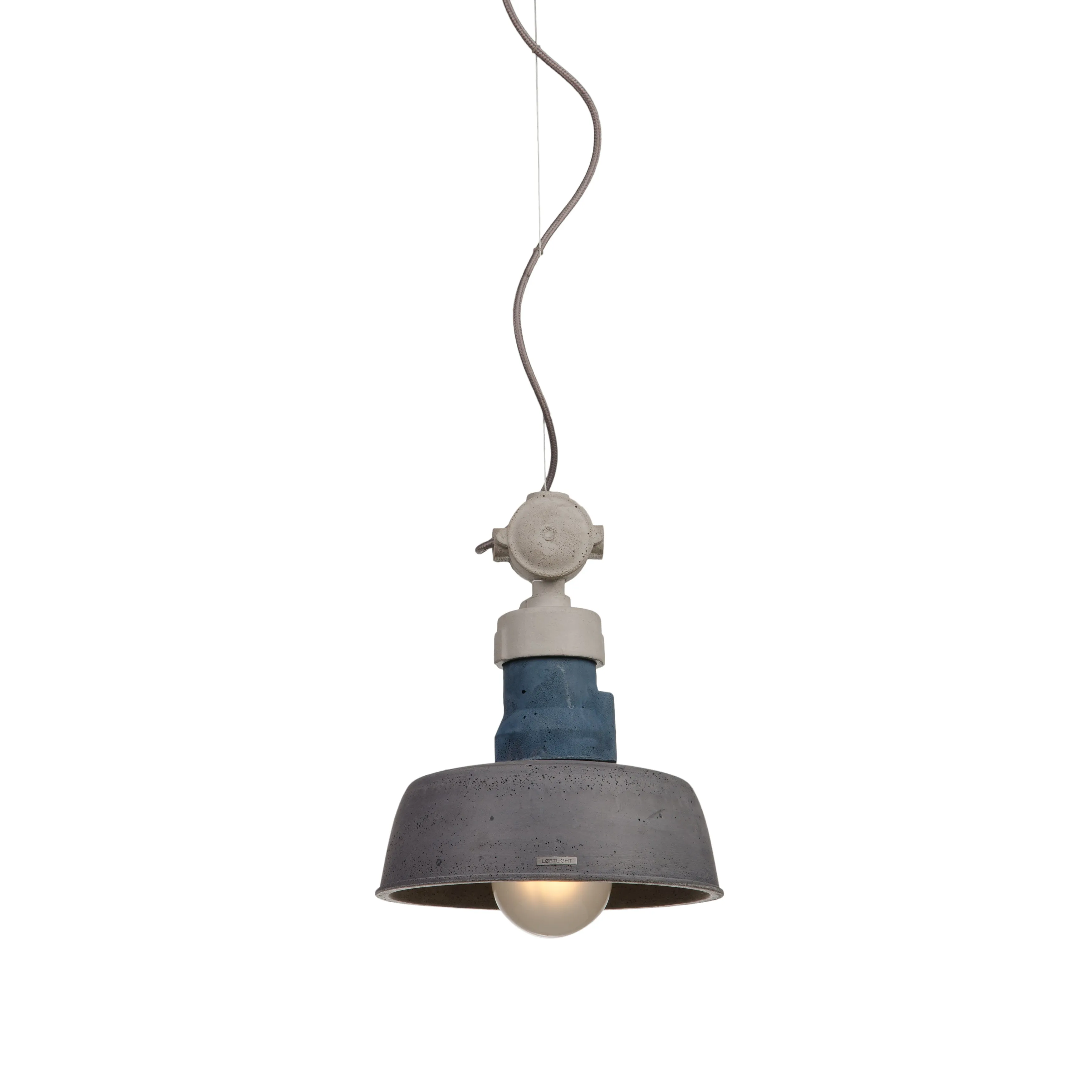 Volta Pendant With Blue Detail