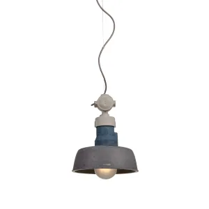 Volta Pendant With Blue Detail