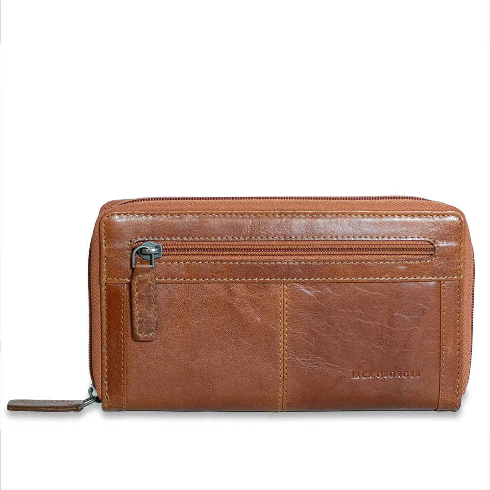 Voyager Large Zip-Around Travel Wallet #7724