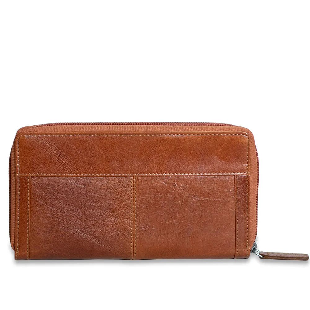 Voyager Large Zip-Around Travel Wallet #7724