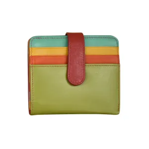 Wallet Small Bifold Citrus Leather RFID Blocking 7301