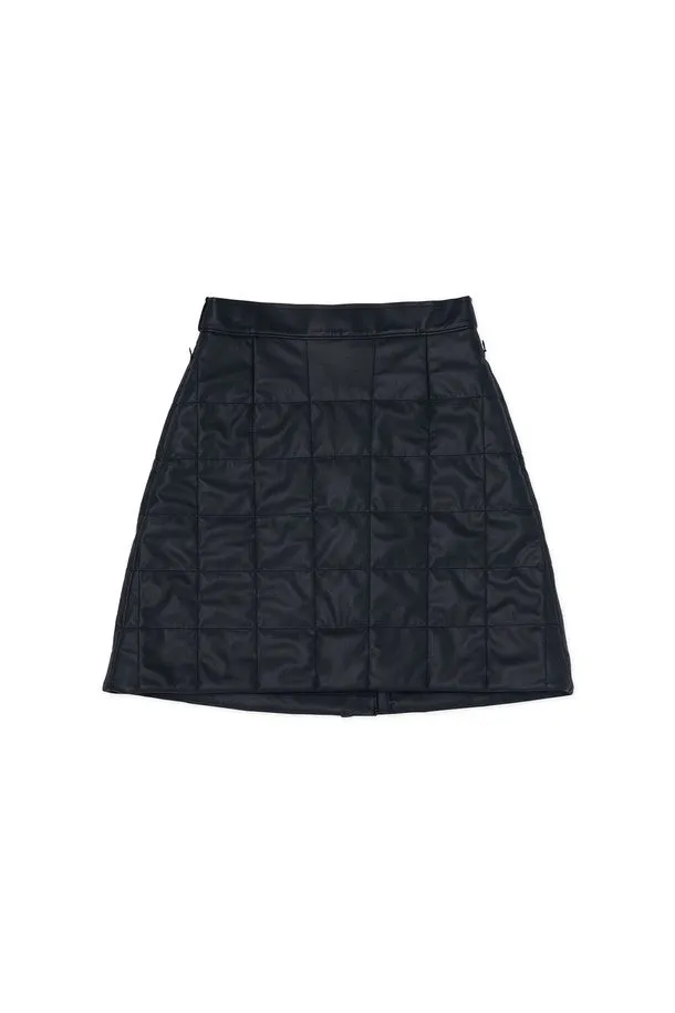 Warm Padded Skirt_Black
