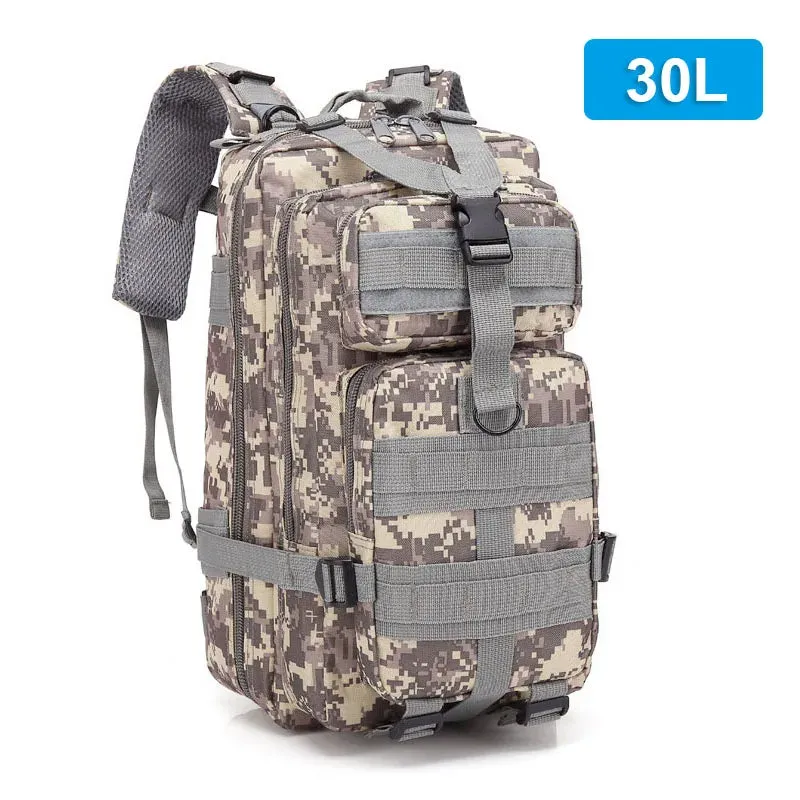 Waterproof Tactical Hiking Backpack, 30L/50L Outdoor Camping Sports Rucksack