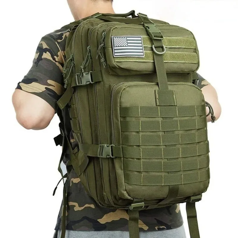 Waterproof Tactical Hiking Backpack, 30L/50L Outdoor Camping Sports Rucksack