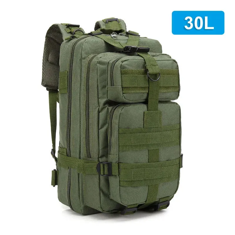 Waterproof Tactical Hiking Backpack, 30L/50L Outdoor Camping Sports Rucksack