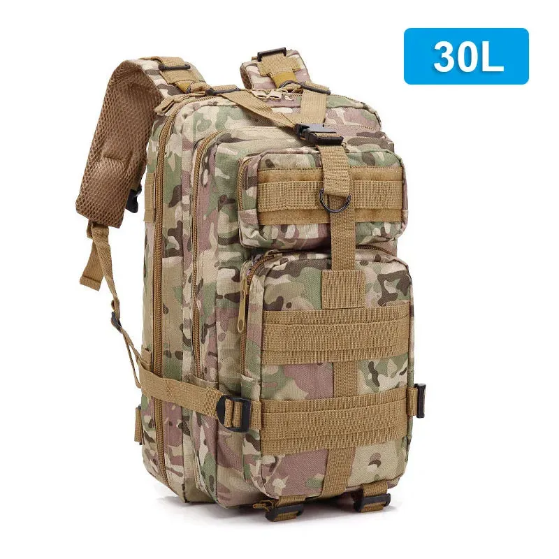 Waterproof Tactical Hiking Backpack, 30L/50L Outdoor Camping Sports Rucksack