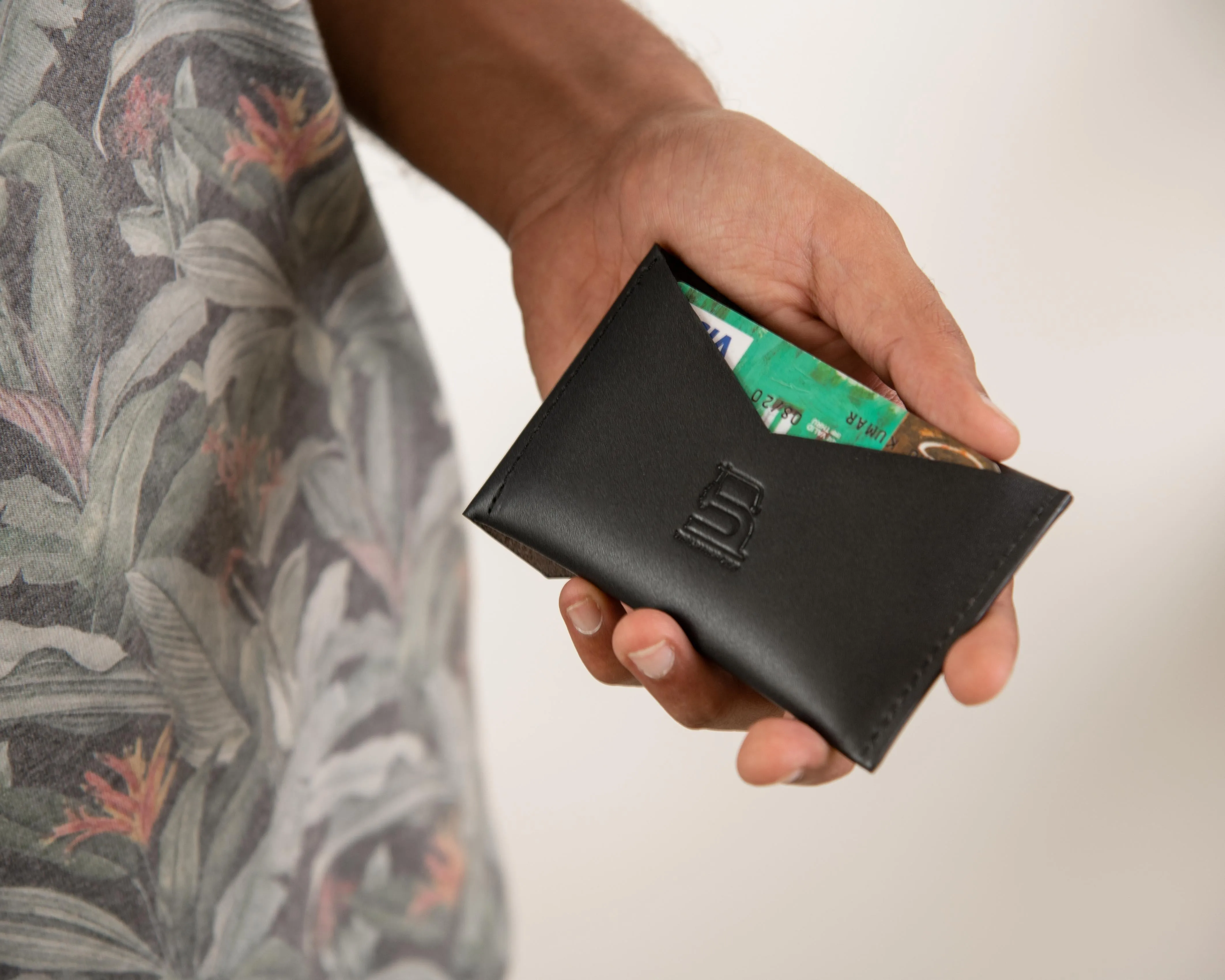 Wave Card   Coin Wallet - BLACK