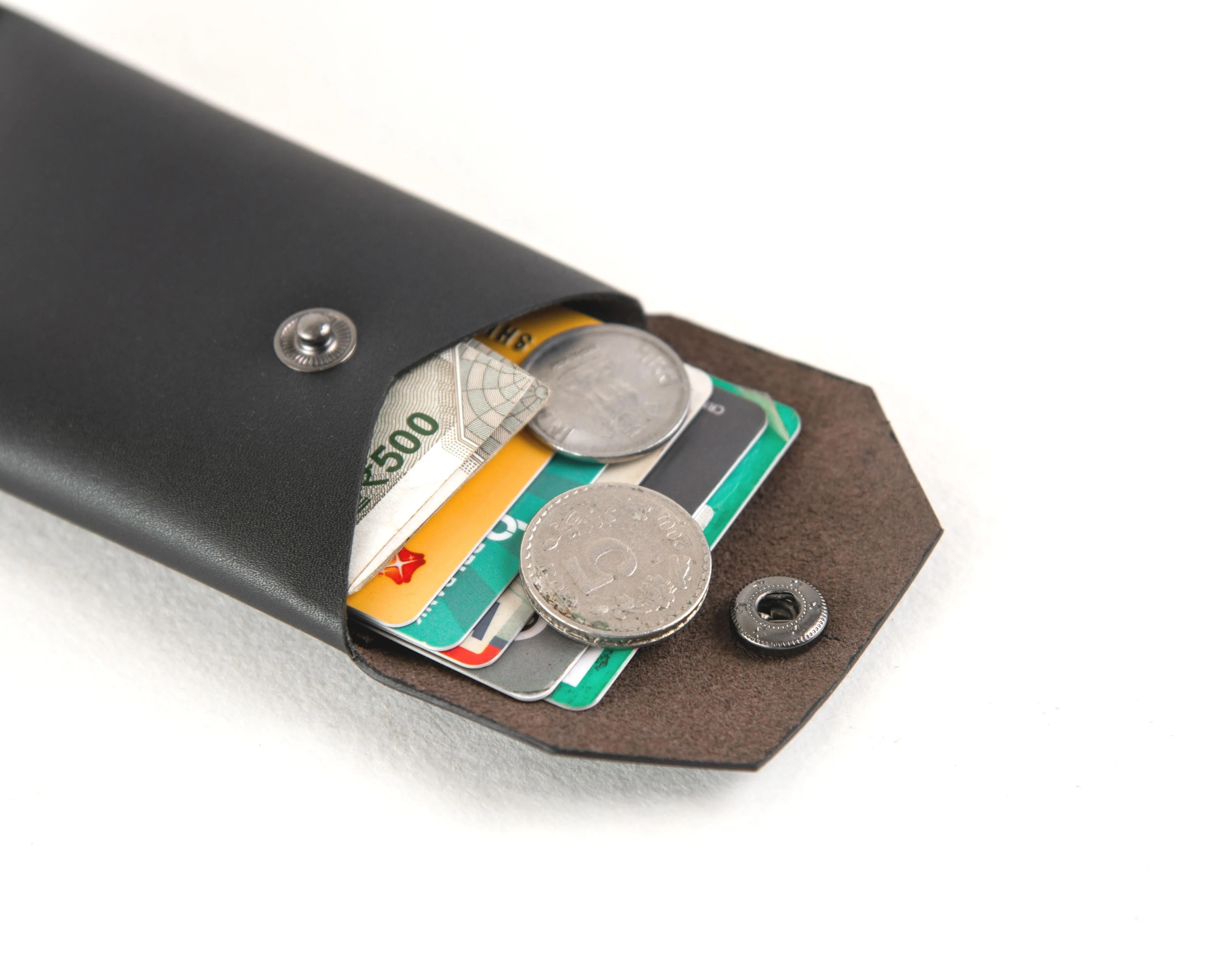 Wave Card   Coin Wallet - BLACK