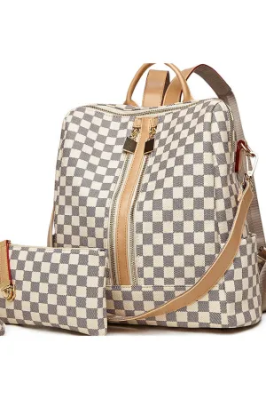Westwood Checkered Backpack