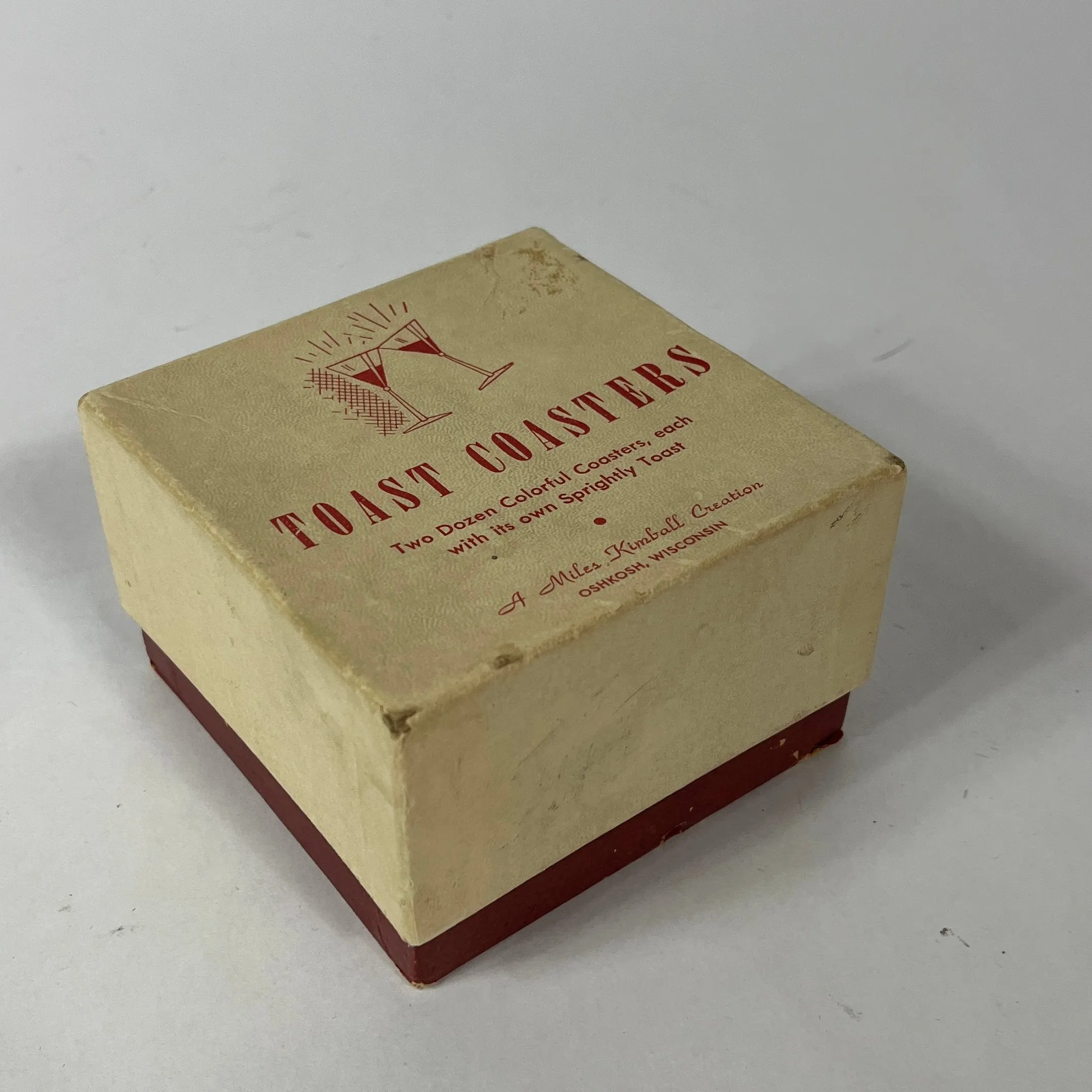 Witty Vintage Coasters, Set of 12
