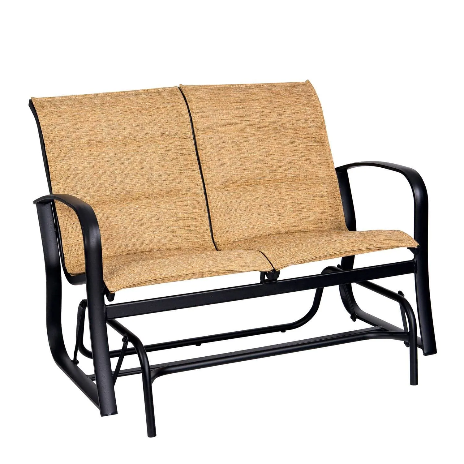 Woodard Freemont Padded Sling Loveseat Glider | 2P0573