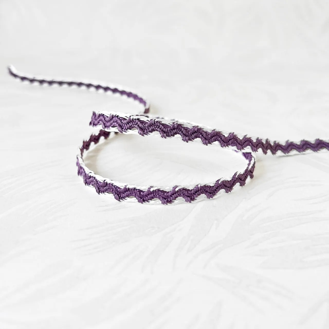 Zig Zag Center Braid - Multiple Colorways