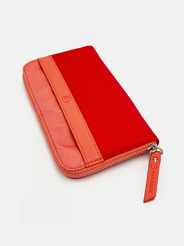 Zip-around wallet Flame Scarlet