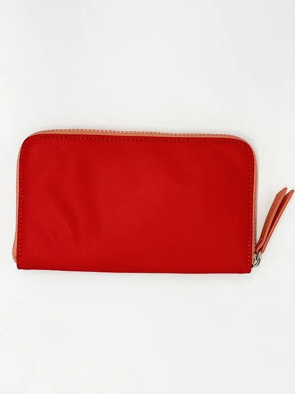 Zip-around wallet Flame Scarlet