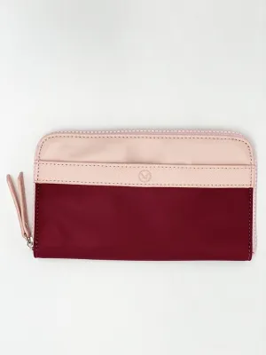 Zip-around wallet Plum Caspia